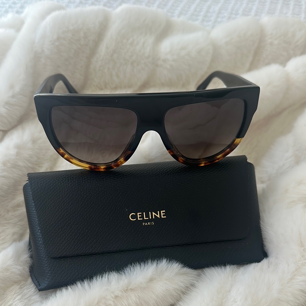 Celine Black and Brown Sunglasses